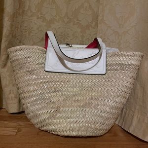 Christian Louboutin Loubishore Straw Tote
